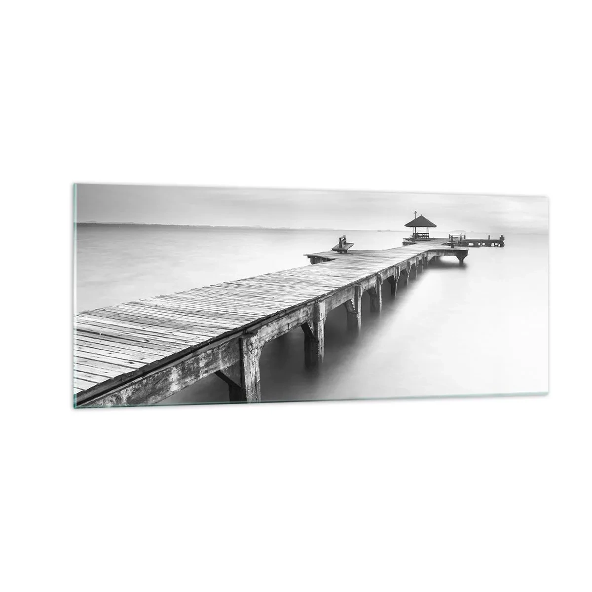 Billede på glas - Ind i det fjerne - 100x40 cm