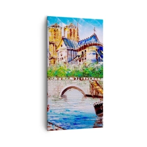 Lærredstryk - Billede på lærred - Deres tid går aldrig forbi - 55x100 cm