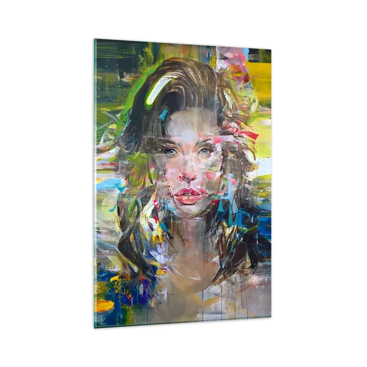 Billede på glas - Bag lufttæppet - 80x120 cm
