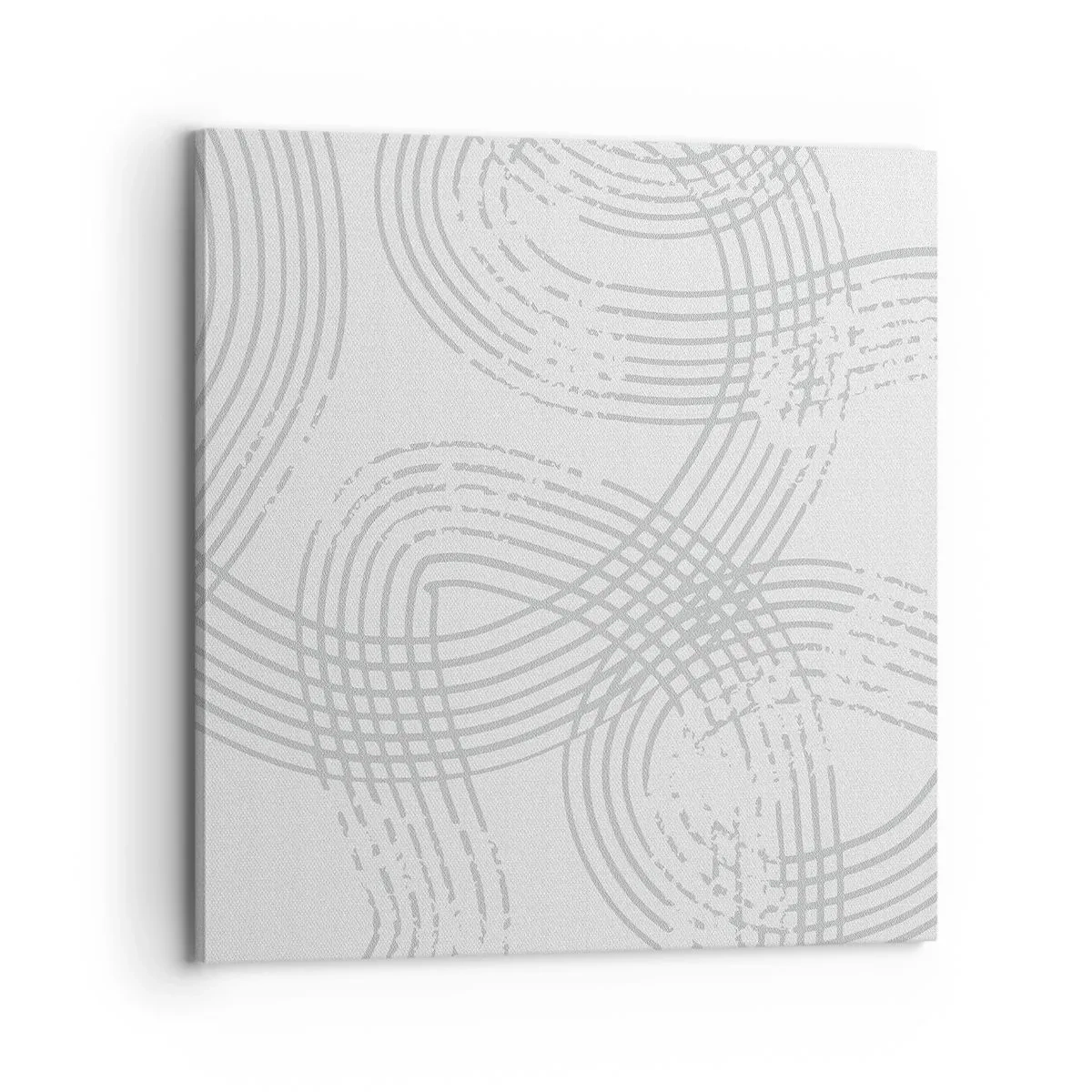 Lærredstryk - Billede på lærred - Der er ingen lige vej - 70x70 cm