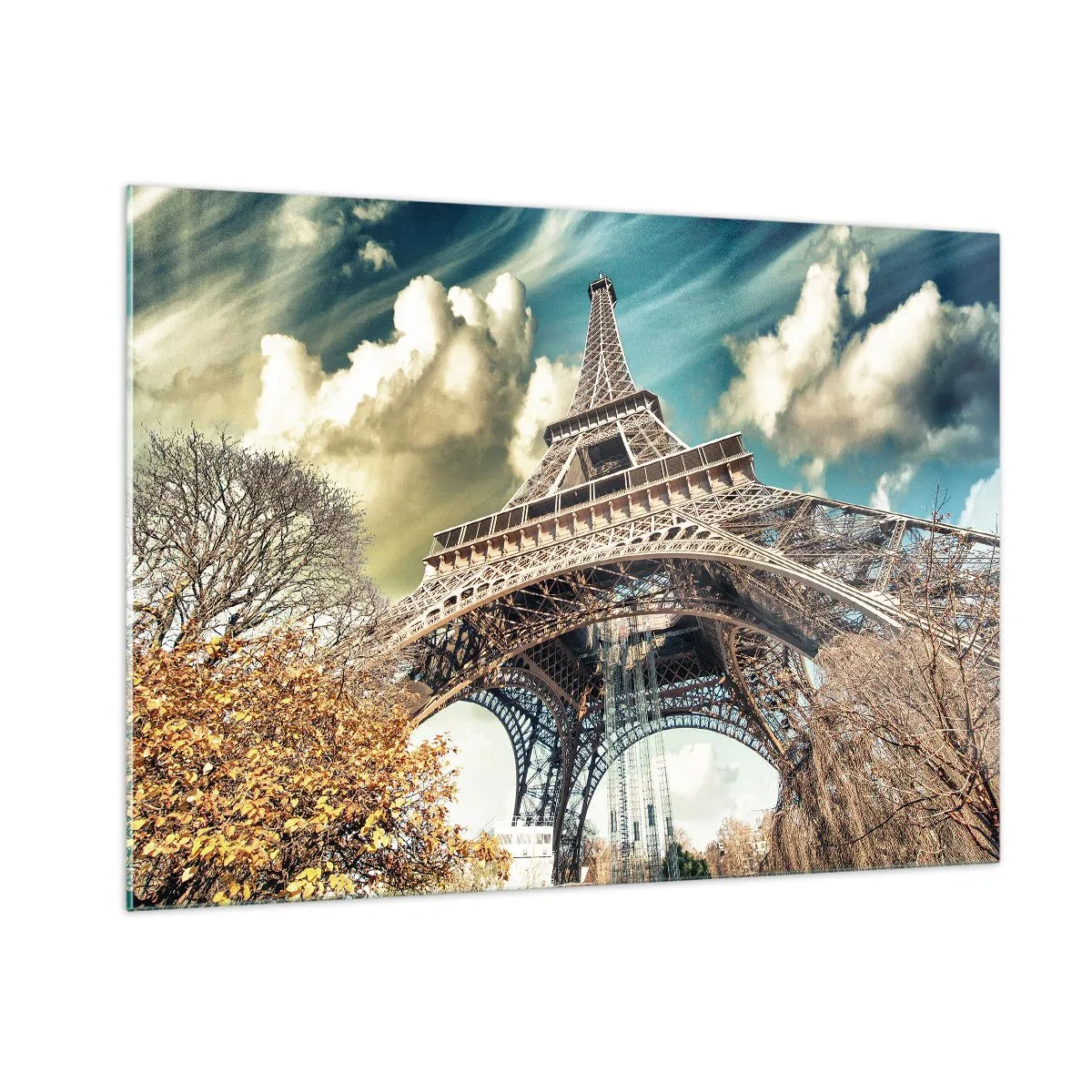 Billede på glas - Og i efteråret i Paris... - 100x70 cm