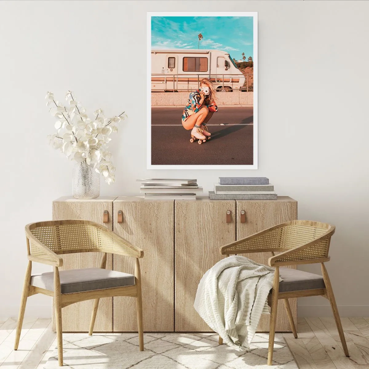 Plakat - Smil, tak! - 40x50 cm