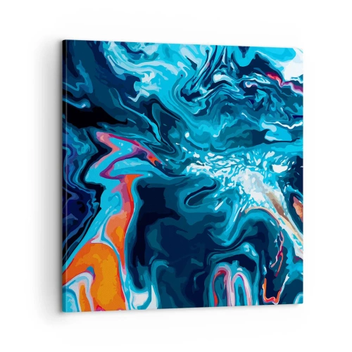 Lærredstryk - Billede på lærred - En rejse ind i himlen - 60x60 cm