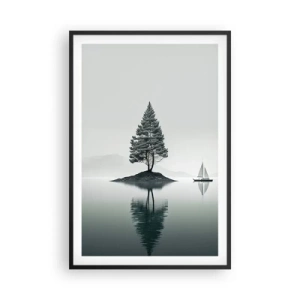 Plakat i sort ramme - En drøm - 61x91 cm