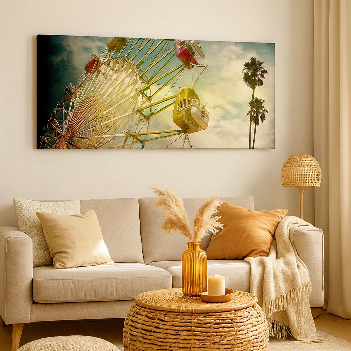 Lærredstryk - Billede på lærred - Vil være, vil være sjov.... - 30x30 cm