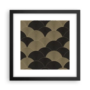 Plakat i sort ramme - Enhed i mangfoldighed - 30x30 cm