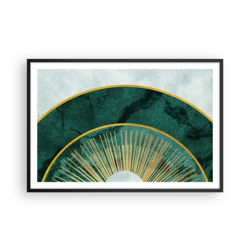 Plakat i sort ramme - Et anderledes solsystem - 91x61 cm