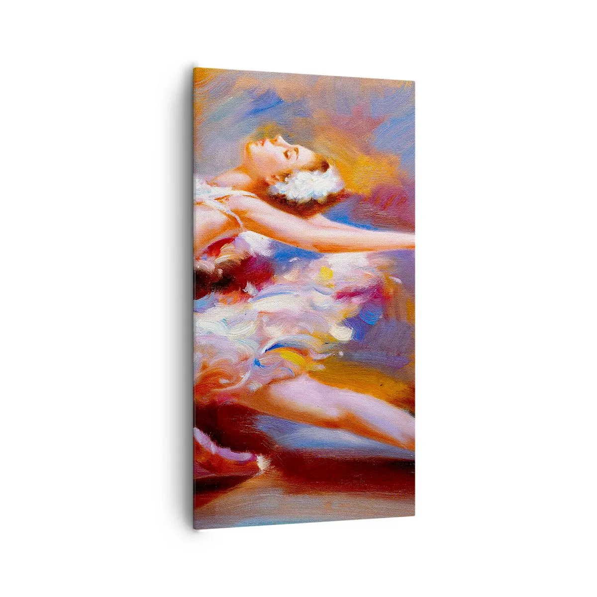 Lærredstryk - Billede på lærred - Svanens ynde - 65x120 cm