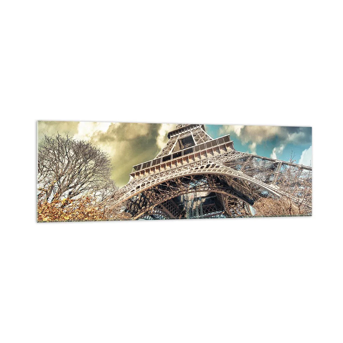 Billede på glas - Og i efteråret i Paris... - 160x50 cm