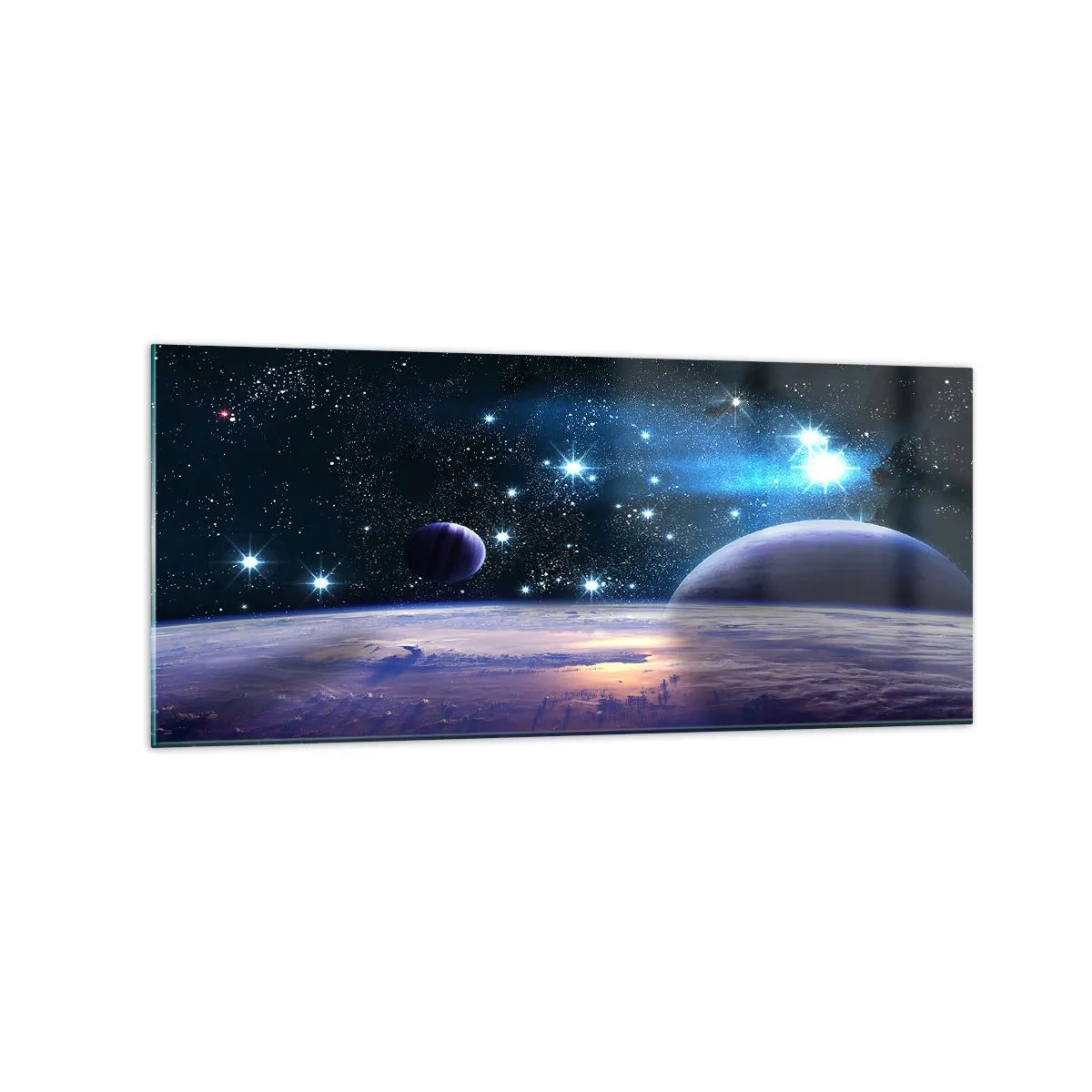 Billede på glas - Er du stadig alene? - 120x50 cm