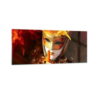 Billede på glas - Mystik er en del af spillet - 100x40 cm