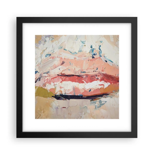 Plakat i sort ramme - Vækker sanserne - 30x30 cm