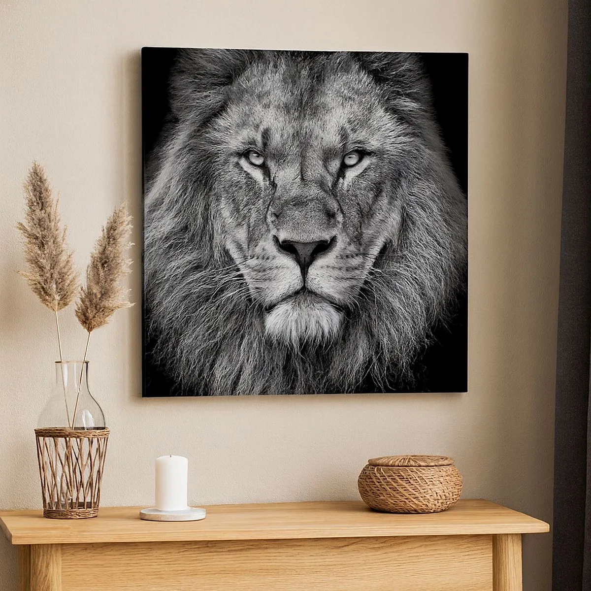 Lærredstryk - Billede på lærred - I kroningsklædning - 30x30 cm