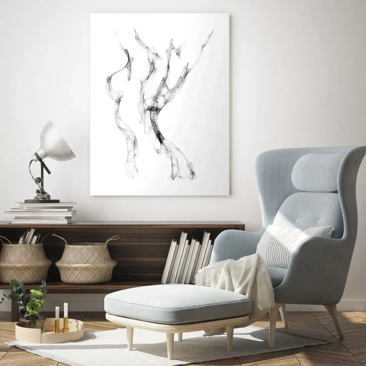 Billede på glas - Smuk og stærk - 80x120 cm