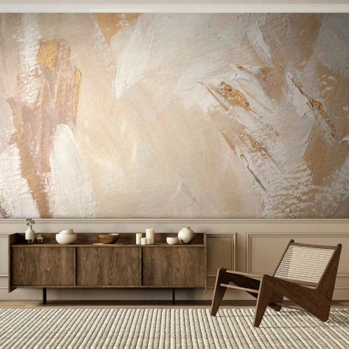 Fototapet Standard Eco - Pastelkomposition - Minimalistisk, Lyse, Stykke - 350x256 cm