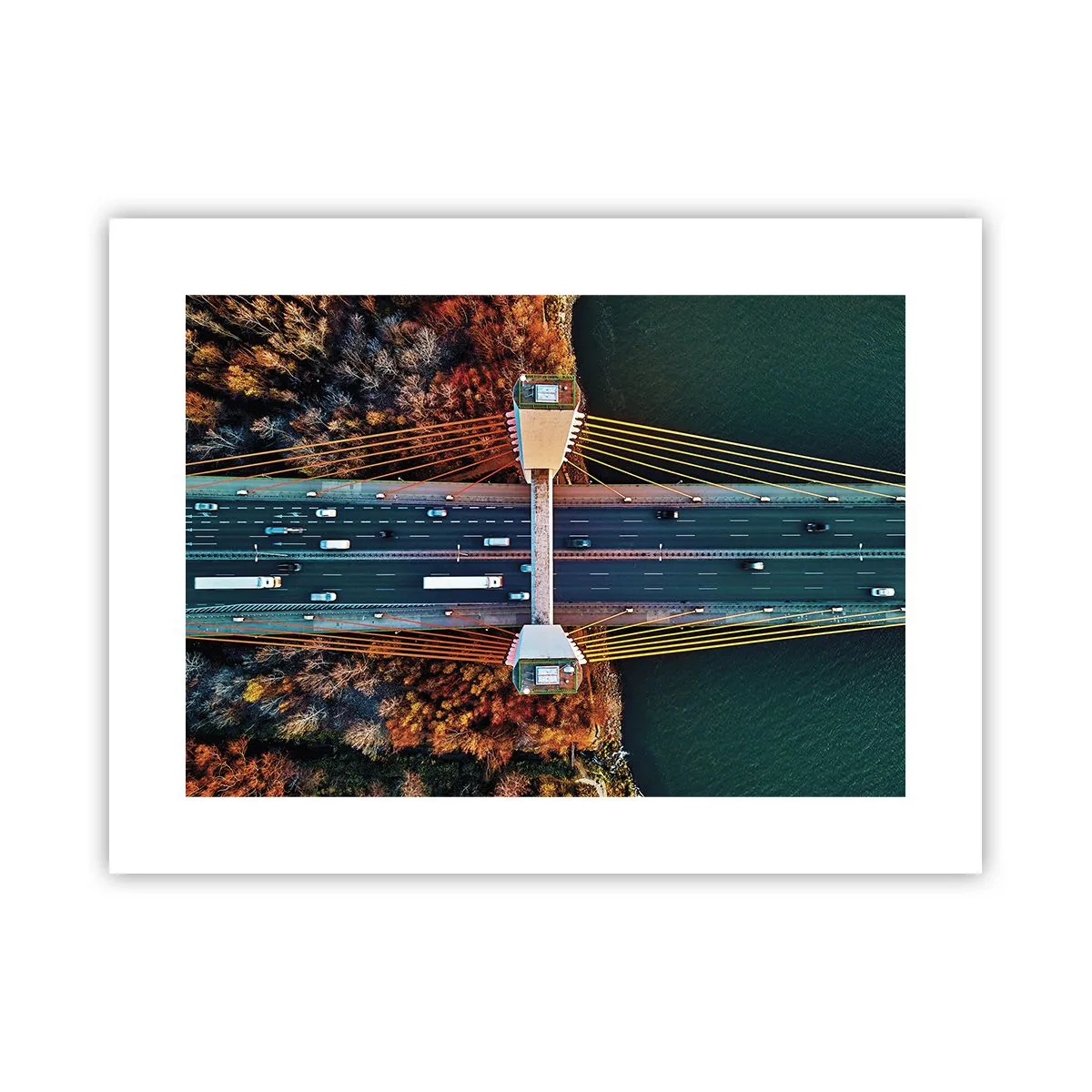 Plakat - Bag vandet, bag skovene - 40x30 cm