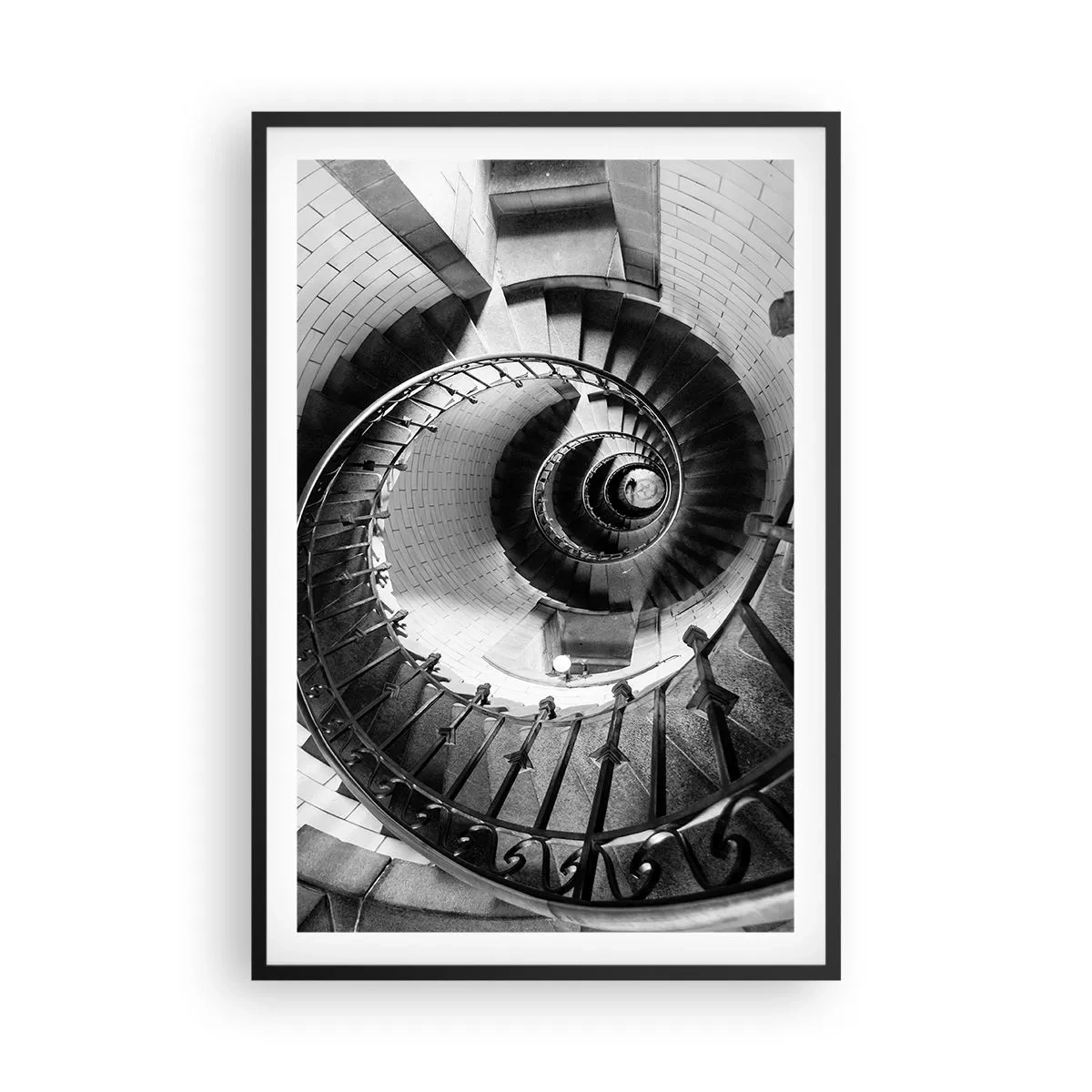 Plakat i sort ramme - Højt og højere - 61x91 cm