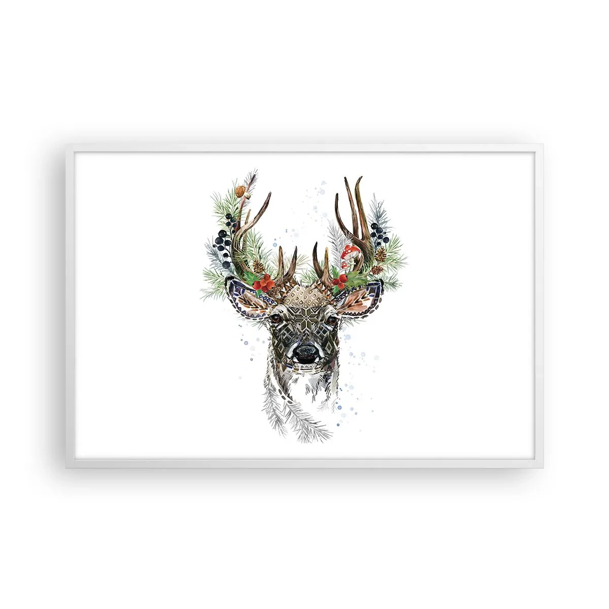 Plakat i hvid ramme - I festlig påklædning - 91x61 cm