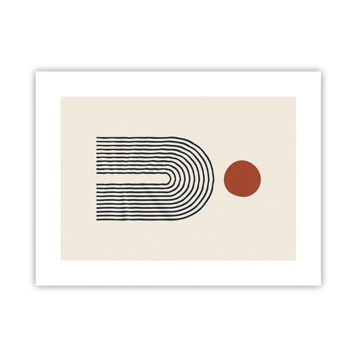 Plakat - Magnetisme af former og farver - 40x30 cm