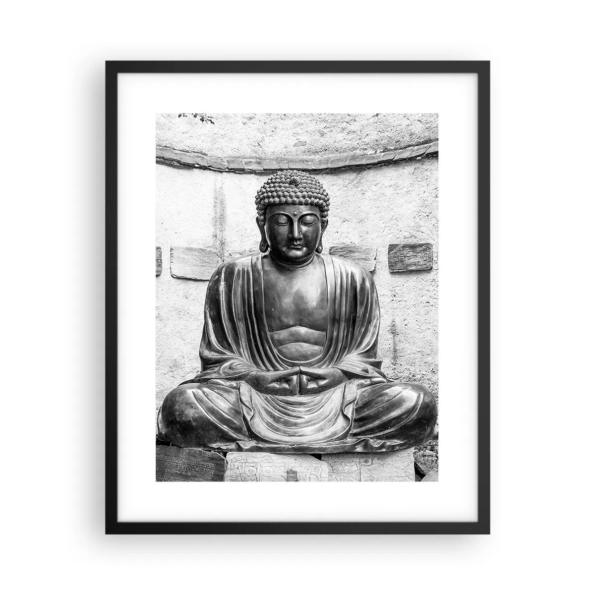 Plakat i sort ramme - Ved fredens kilde - 40x50 cm