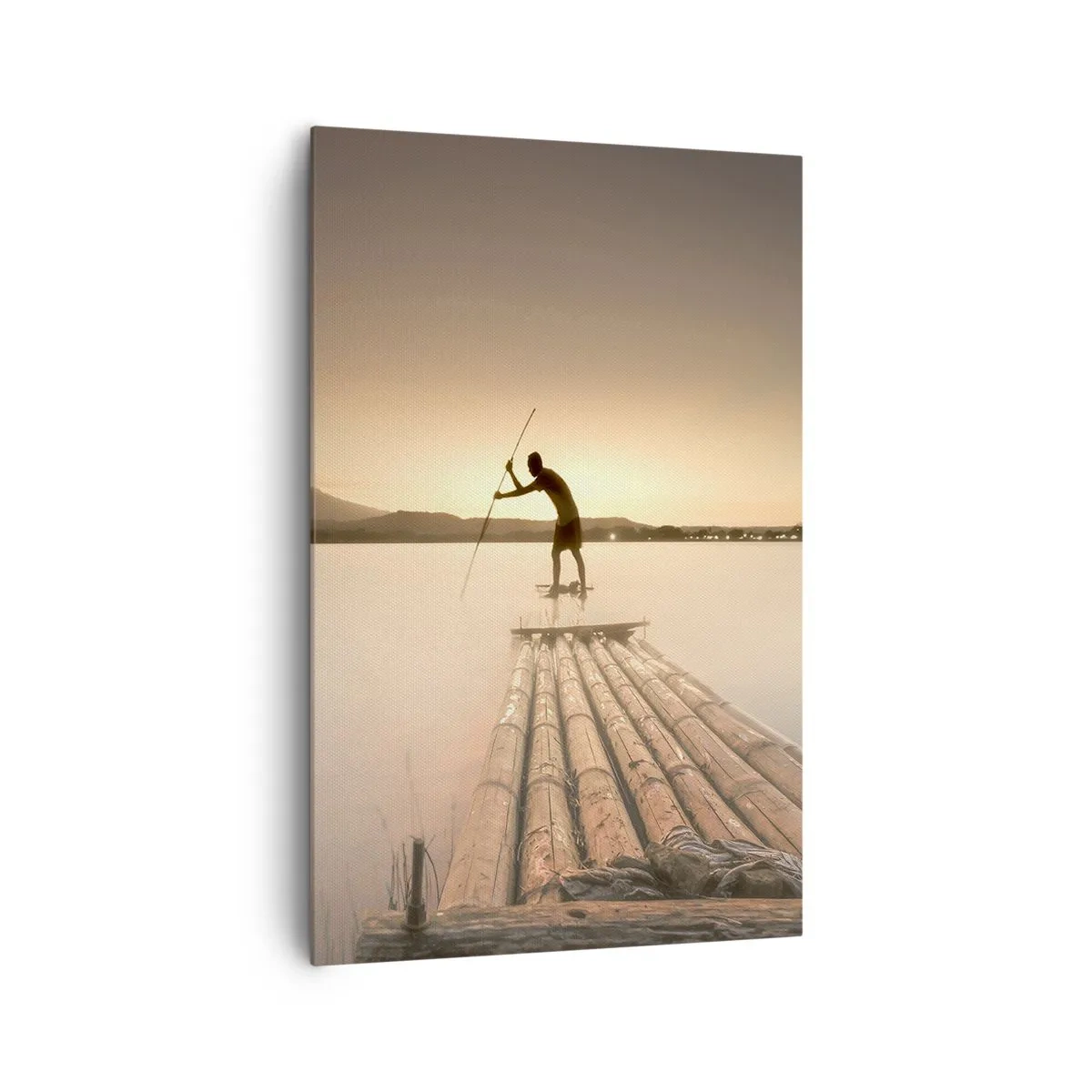 Lærredstryk - Billede på lærred - Før du hviler - 80x120 cm