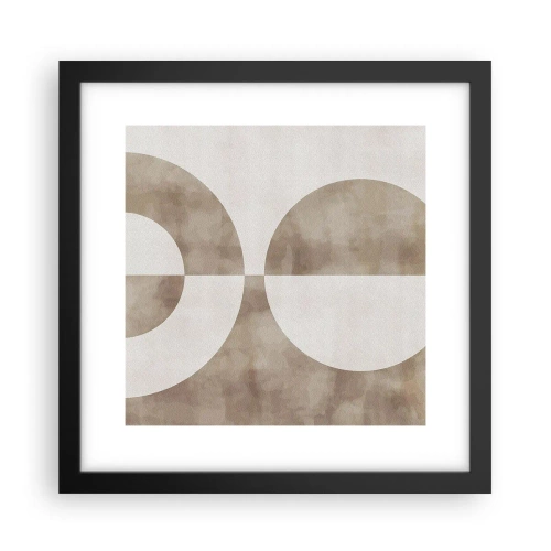 Plakat i sort ramme - Ligheder og forskelle - 30x30 cm