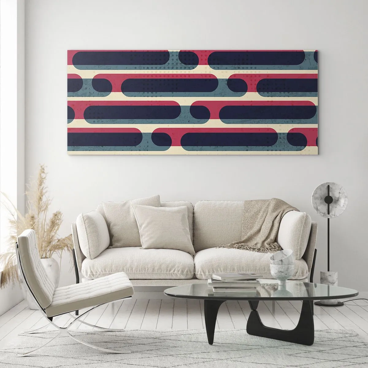 Billede på glas - Indad og fremad - 90x30 cm