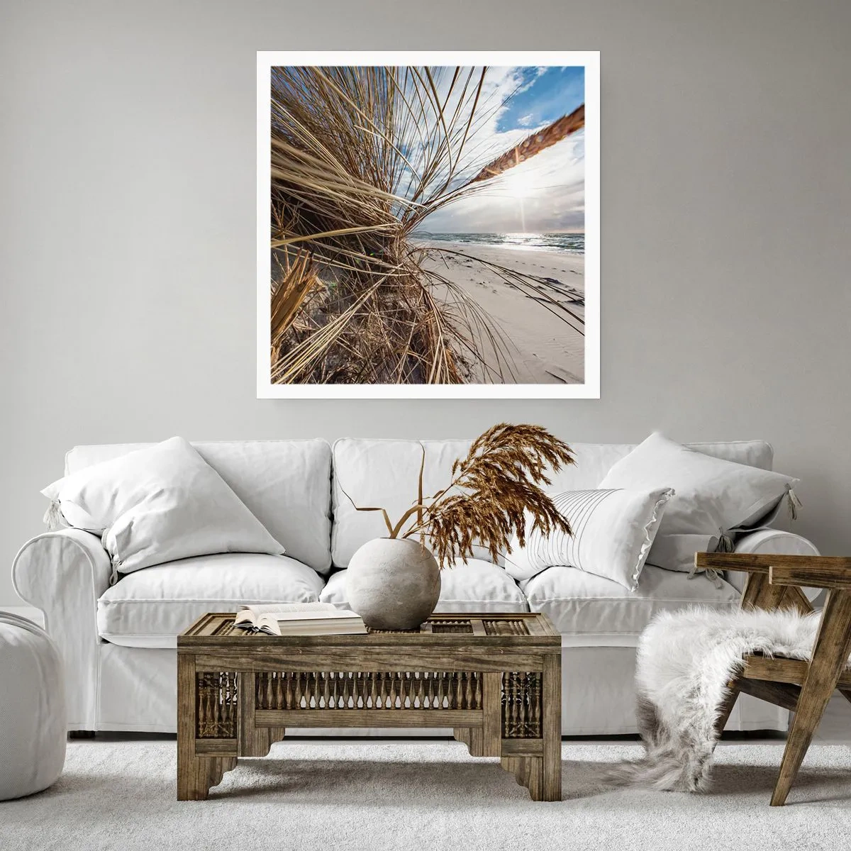 Plakat - Et møde mellem elementerne - 40x40 cm