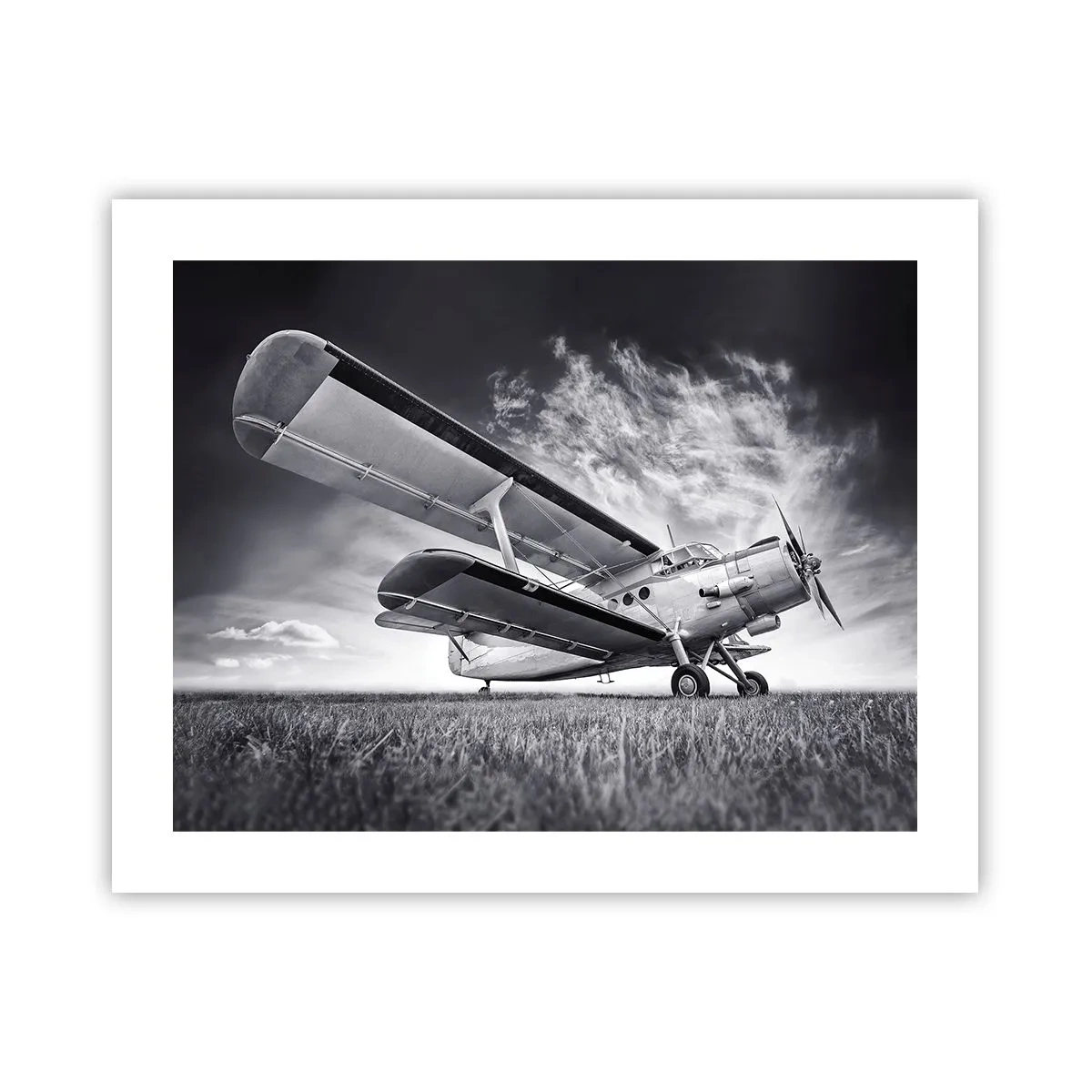 Plakat - Den bevingede vandringsmand - 50x40 cm