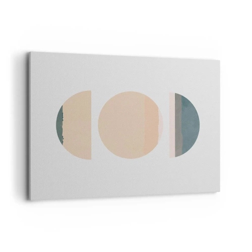 Lærredstryk - Billede på lærred - Hjul for hjul - 100x70 cm