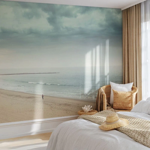 Fototapet Premium Canvas - På jagt efter fred - Hav, Strand, Gå - 500x350 cm