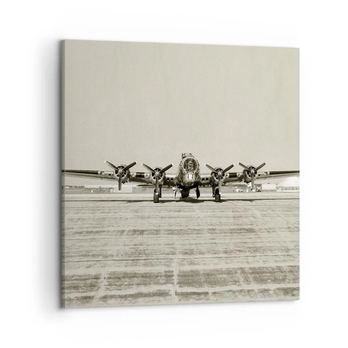 Lærredstryk - Billede på lærred - Som altid klar - 50x50 cm