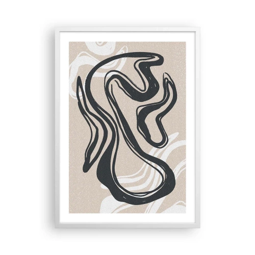 Plakat i hvid ramme - Multipliceret udtryk - 50x70 cm