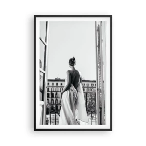 Plakat i sort ramme - Vækning af sanserne - 61x91 cm