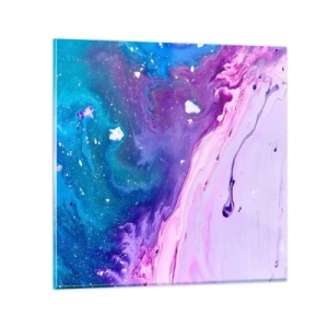 Billede på glas - Yin og yang - 40x40 cm