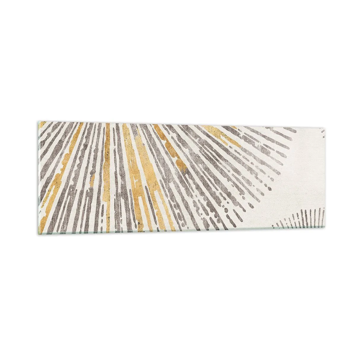 Billede på glas - Skønheden i en rokke - 90x30 cm