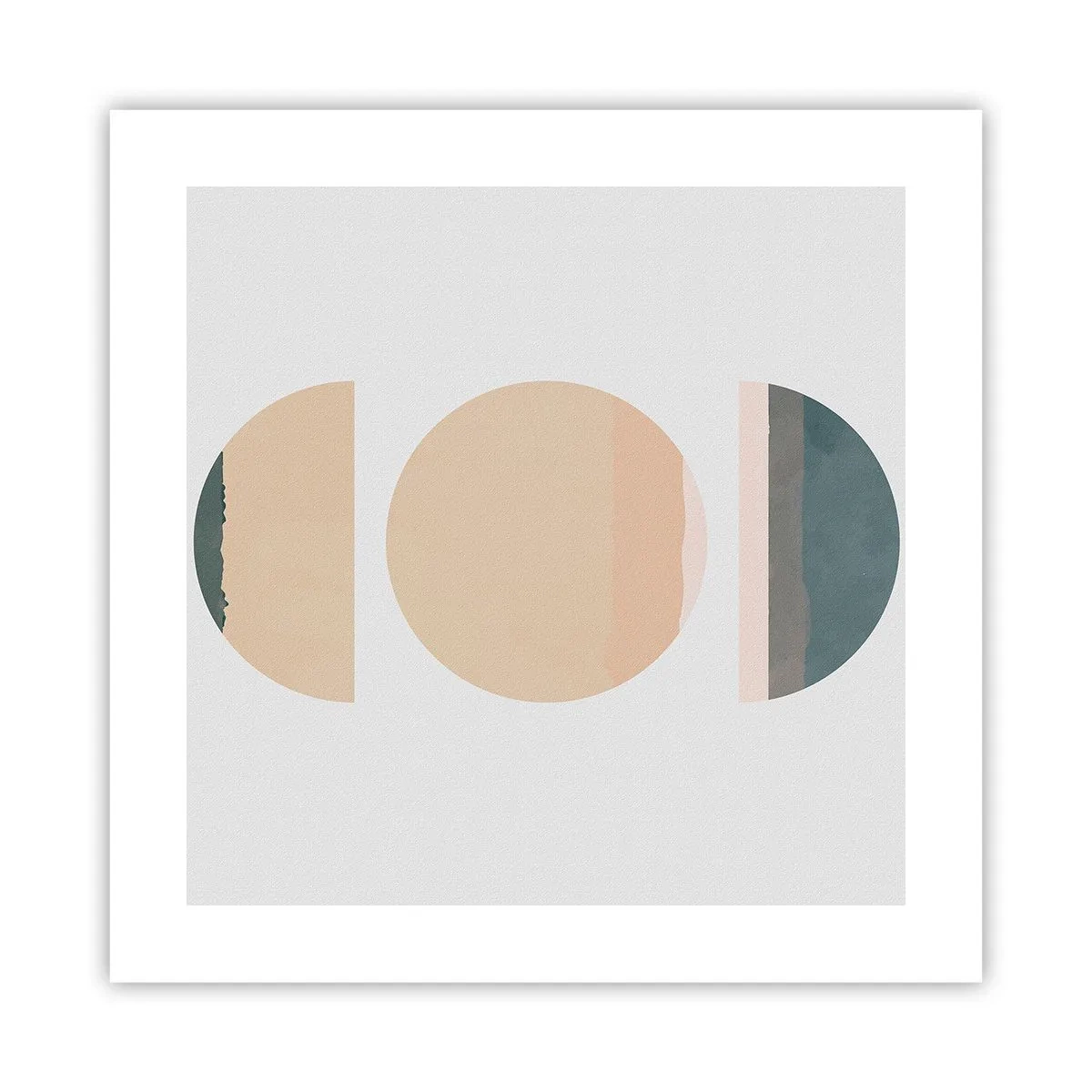 Plakat - Hjul for hjul - 40x40 cm