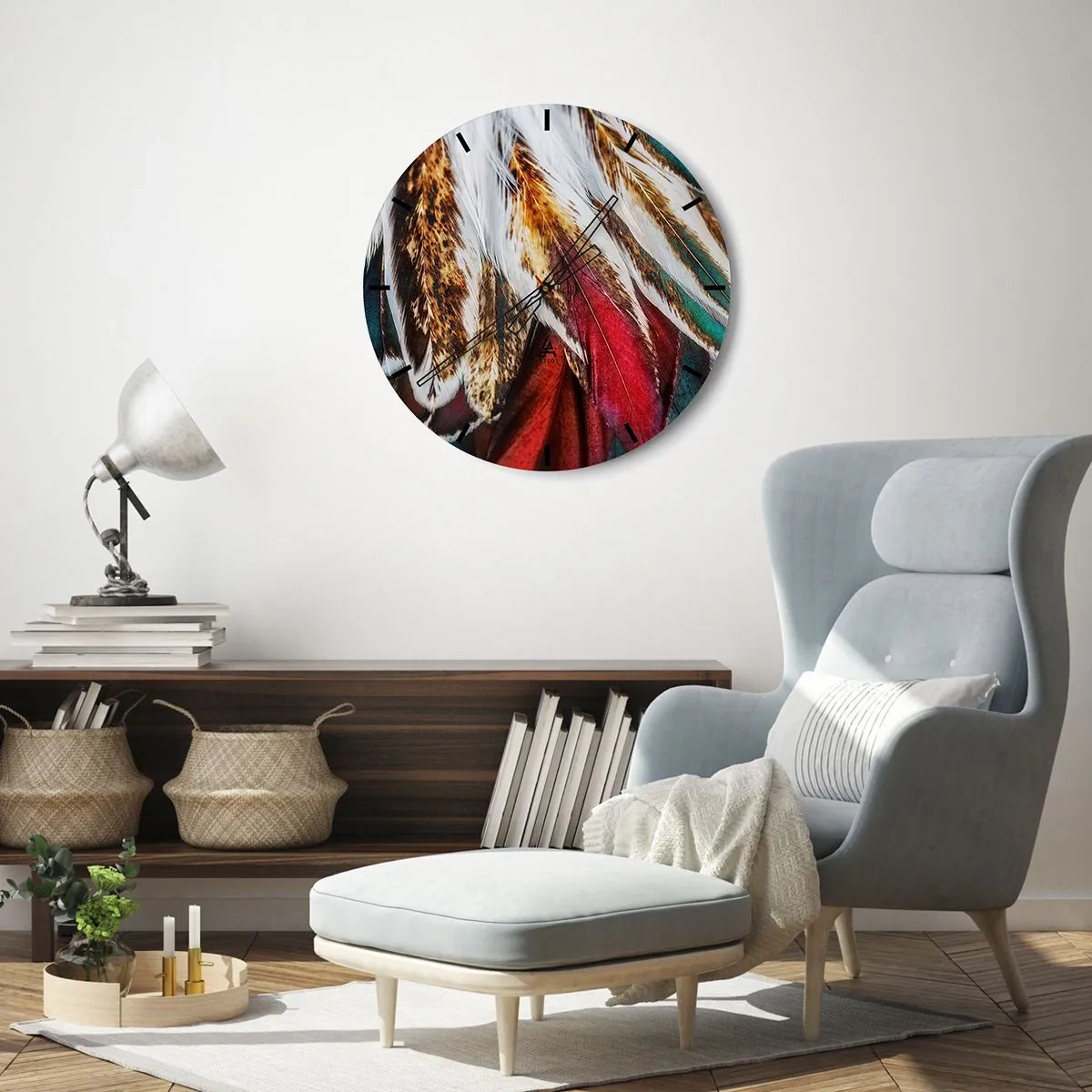 Vægur, Uret - Flyvningens hemmeligheder - 40x40 cm