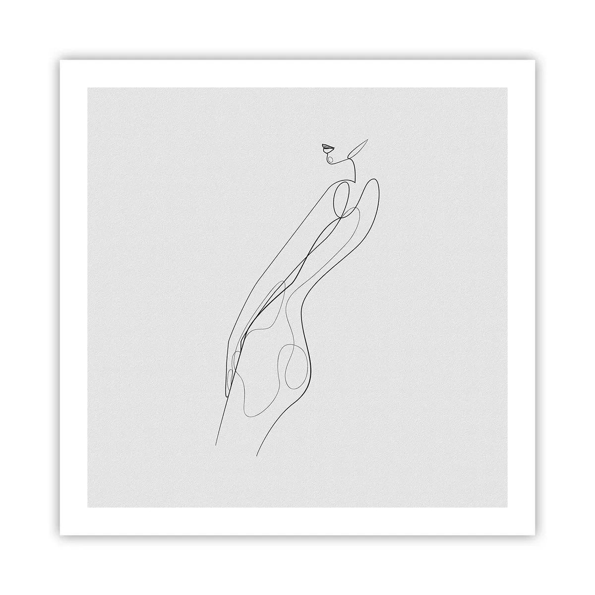 Plakat - Næppe et løfte - 60x60 cm