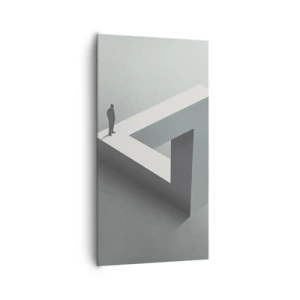 Lærredstryk - Billede på lærred - Og dog er det muligt - 65x120 cm