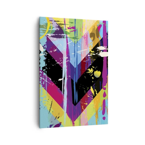 Lærredstryk - Billede på lærred - Fra top til bund - 70x100 cm