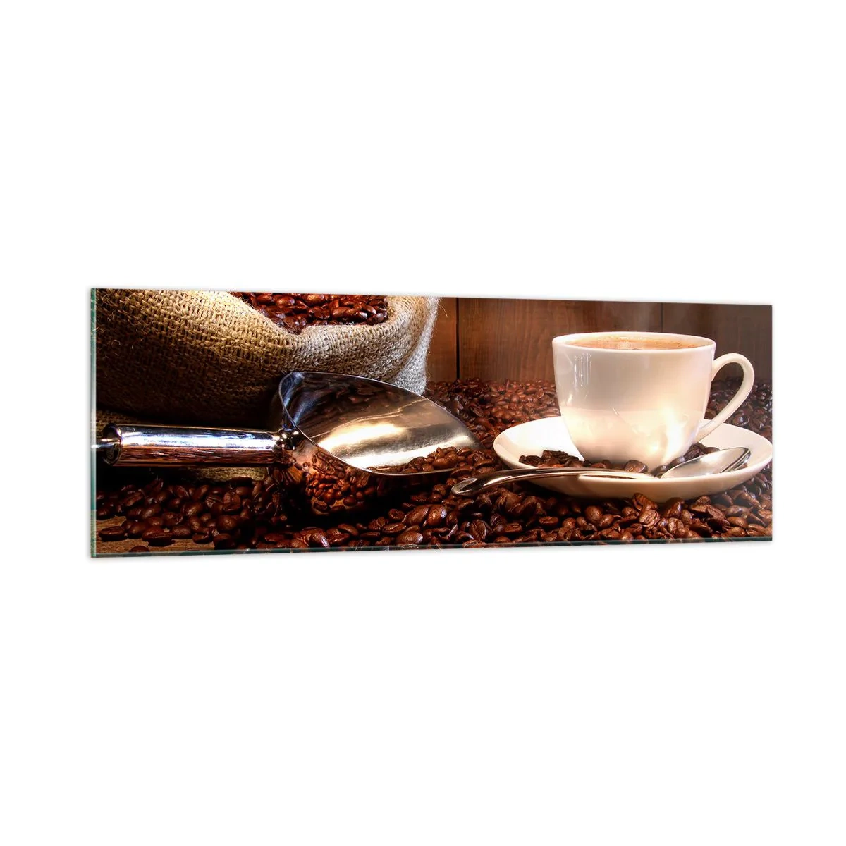 Billede på glas - Kan du lugte det? - 90x30 cm