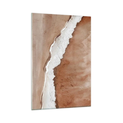 Billede på glas - I jordnære farver - 80x120 cm
