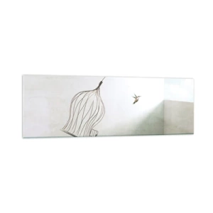 Billede på glas - I sit elementet - 160x50 cm