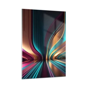 Billede på glas - Lysets arkitektur - 50x70 cm