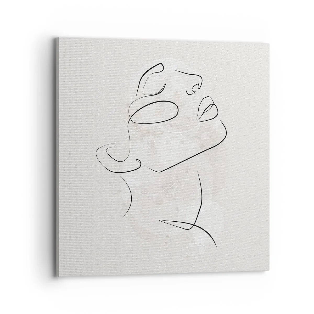 Lærredstryk - Billede på lærred - Skitse af drømmen - 70x70 cm