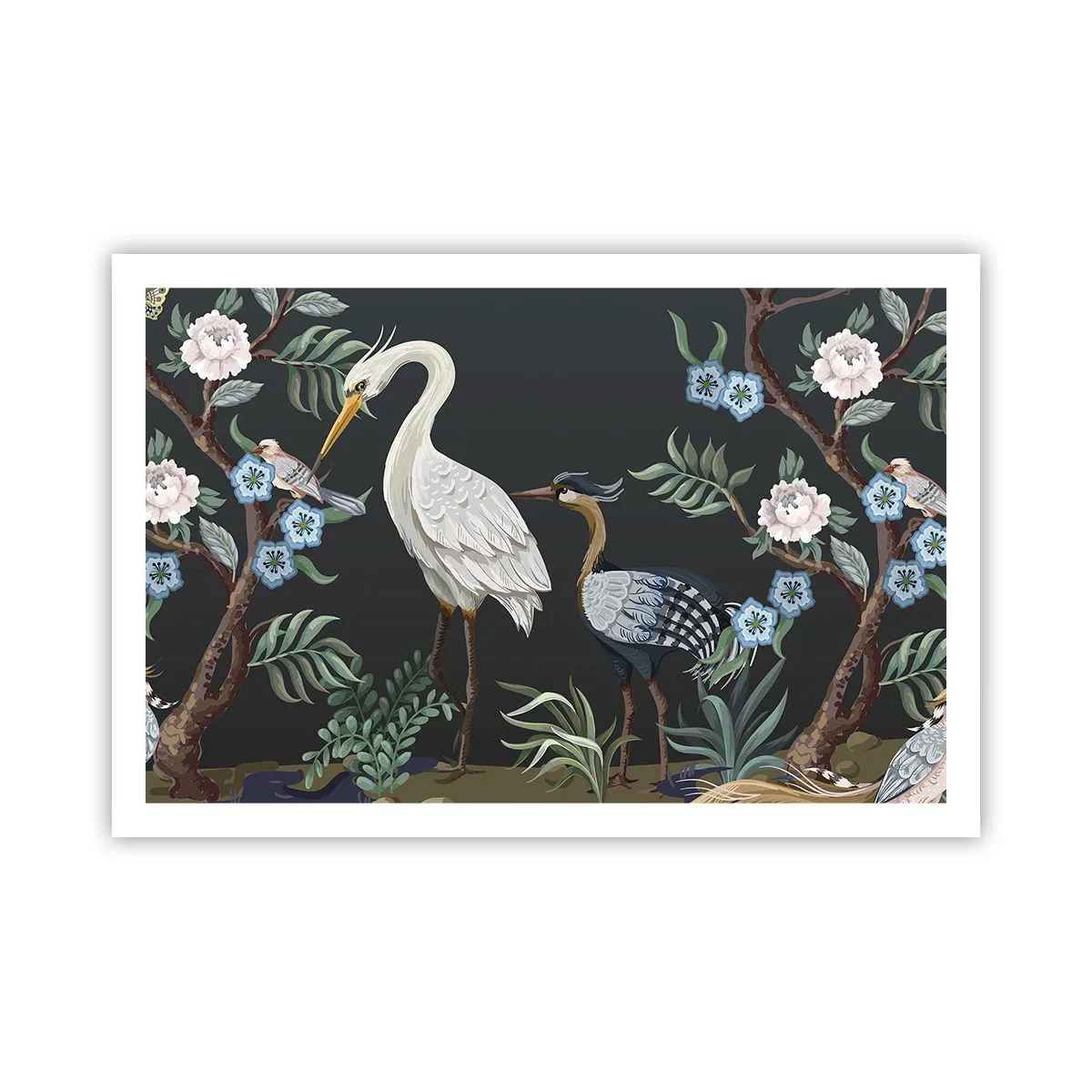 Plakat - Fugleparade - 91x61 cm