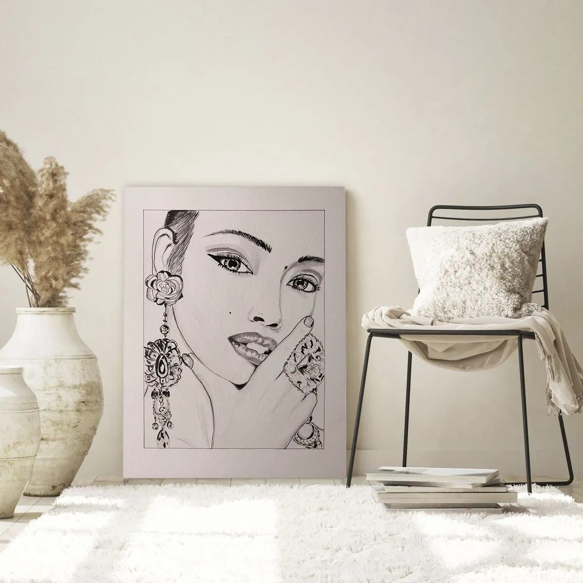 Billede på glas - Den smukkeste juvel - 80x120 cm