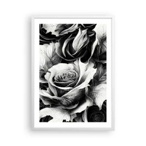 Plakat i hvid ramme - Altid dronning - 50x70 cm