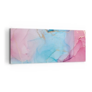 Lærredstryk - Billede på lærred - Møde og gennemtrængning - 120x50 cm